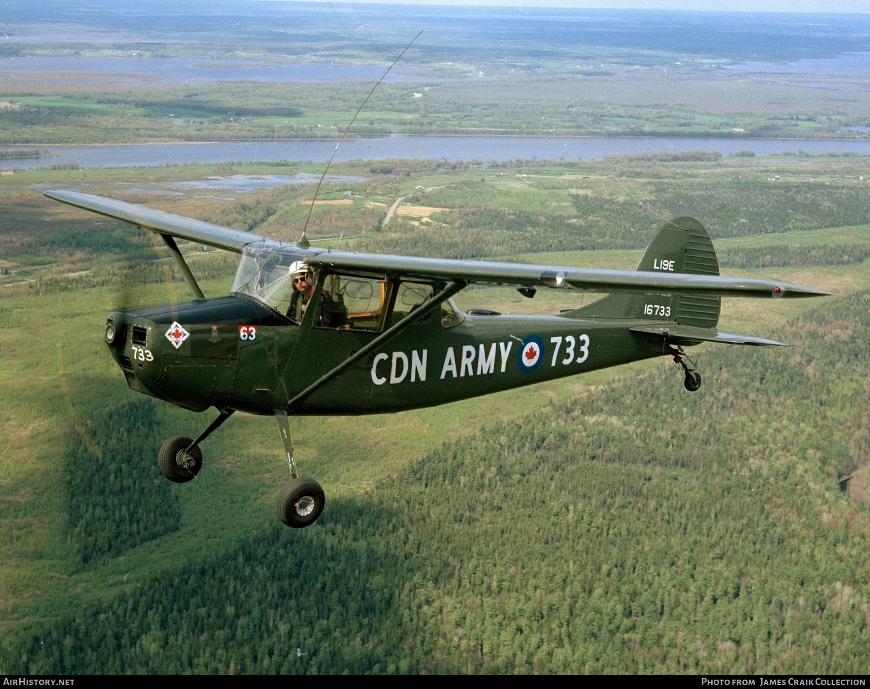 Aircraft Photo of 16733 / 63 | Cessna L-19E Bird Dog | Canada - Army | AirHistory.net #754708
