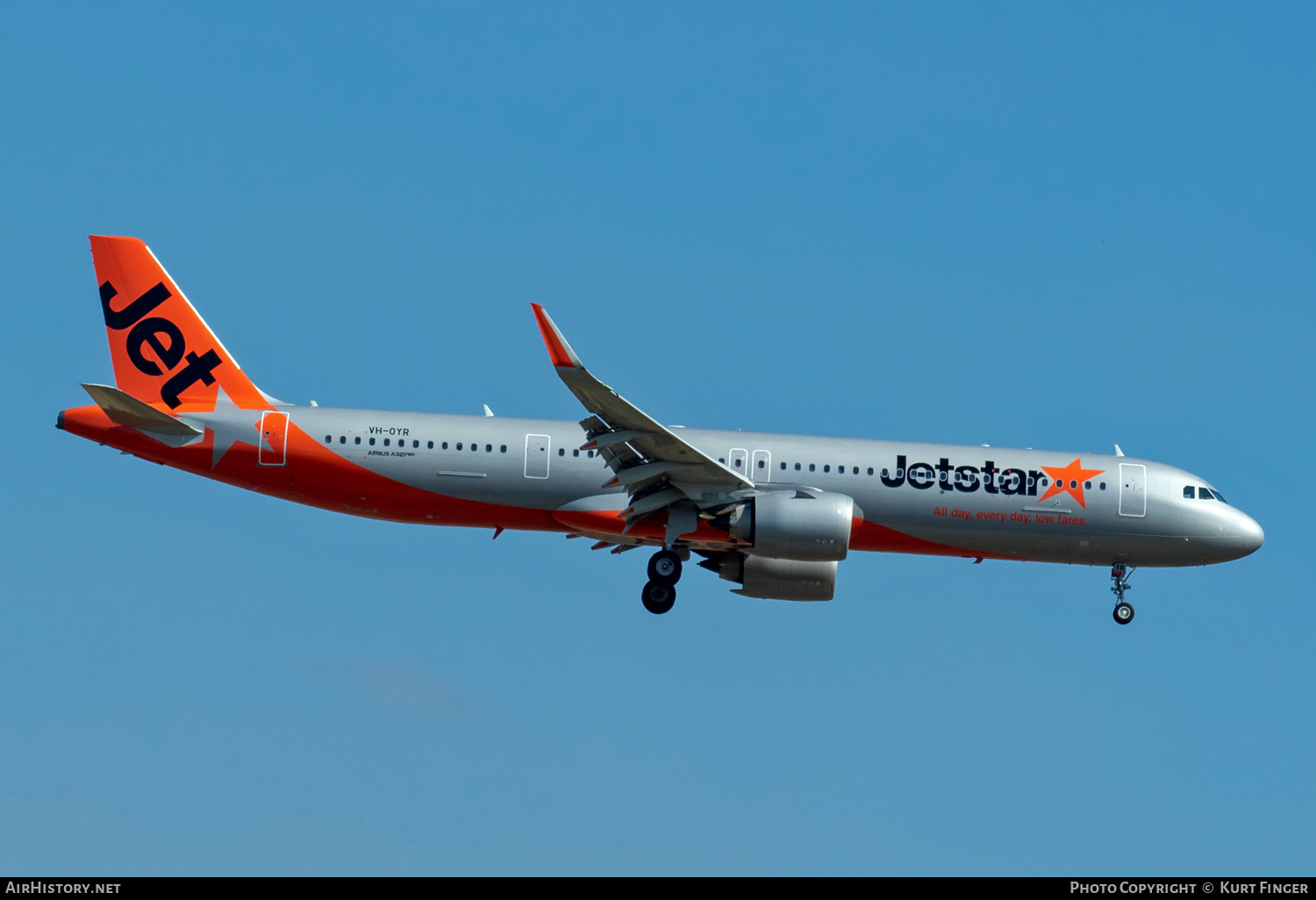 Aircraft Photo of VH-OYR | Airbus A321-251NX | Jetstar Airways | AirHistory.net #754717