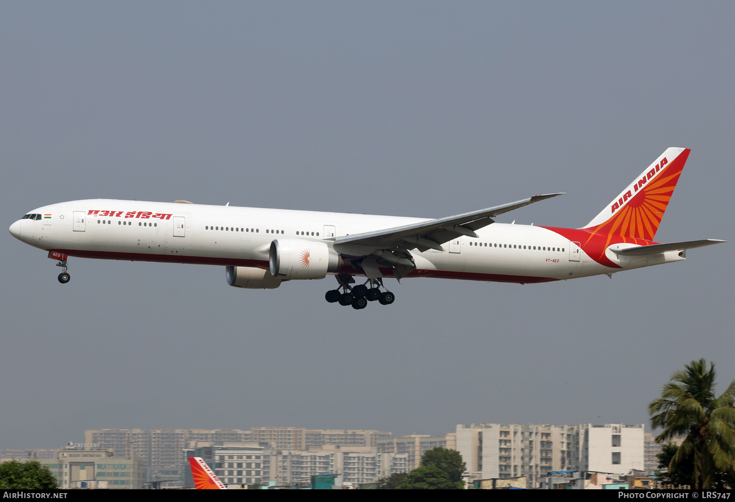 Aircraft Photo of VT-AEO | Boeing 777-3FX/ER | Air India | AirHistory.net #754744