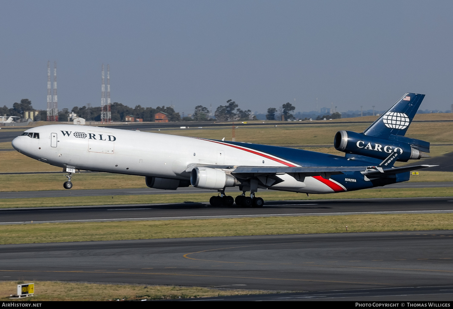 Aircraft Photo of N382WA | McDonnell Douglas MD-11/F | World Airways Cargo | AirHistory.net #754834