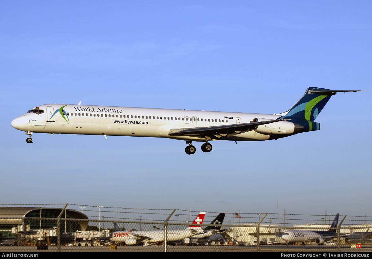 Aircraft Photo of N803WA | McDonnell Douglas MD-82 (DC-9-82) | World Atlantic Airlines | AirHistory.net #754846