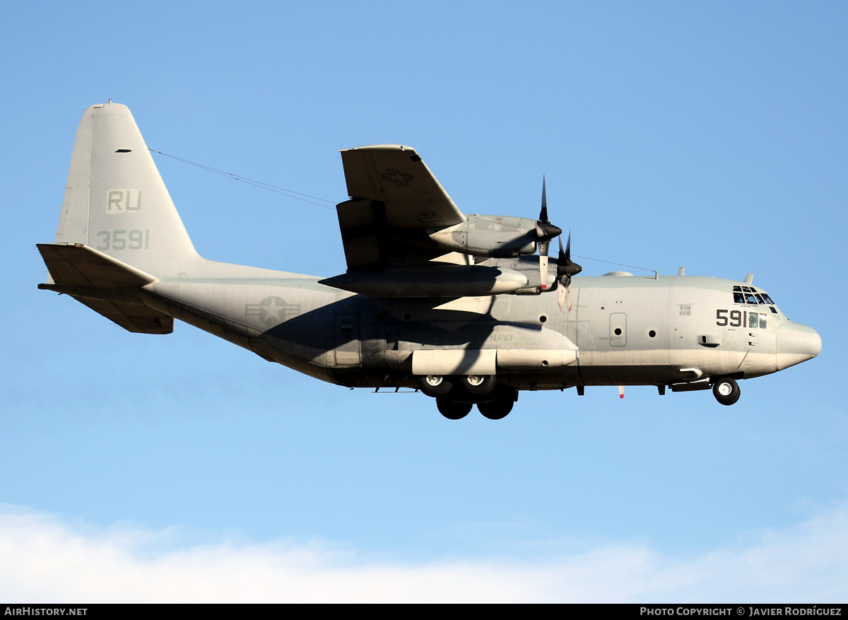 Aircraft Photo of 163591 / 3591 | Lockheed KC-130T Hercules (L-382) | USA - Navy | AirHistory.net #754891