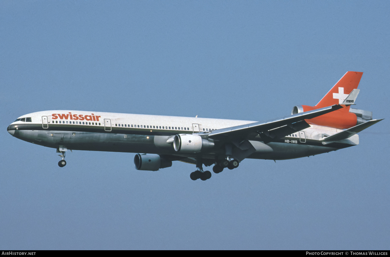 Aircraft Photo of HB-IWB | McDonnell Douglas MD-11 | Swissair | AirHistory.net #754892