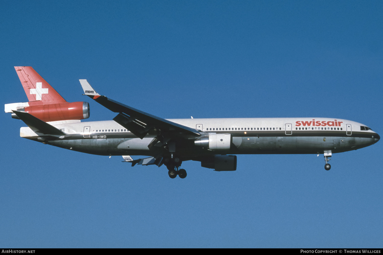 Aircraft Photo of HB-IWD | McDonnell Douglas MD-11 | Swissair | AirHistory.net #754896