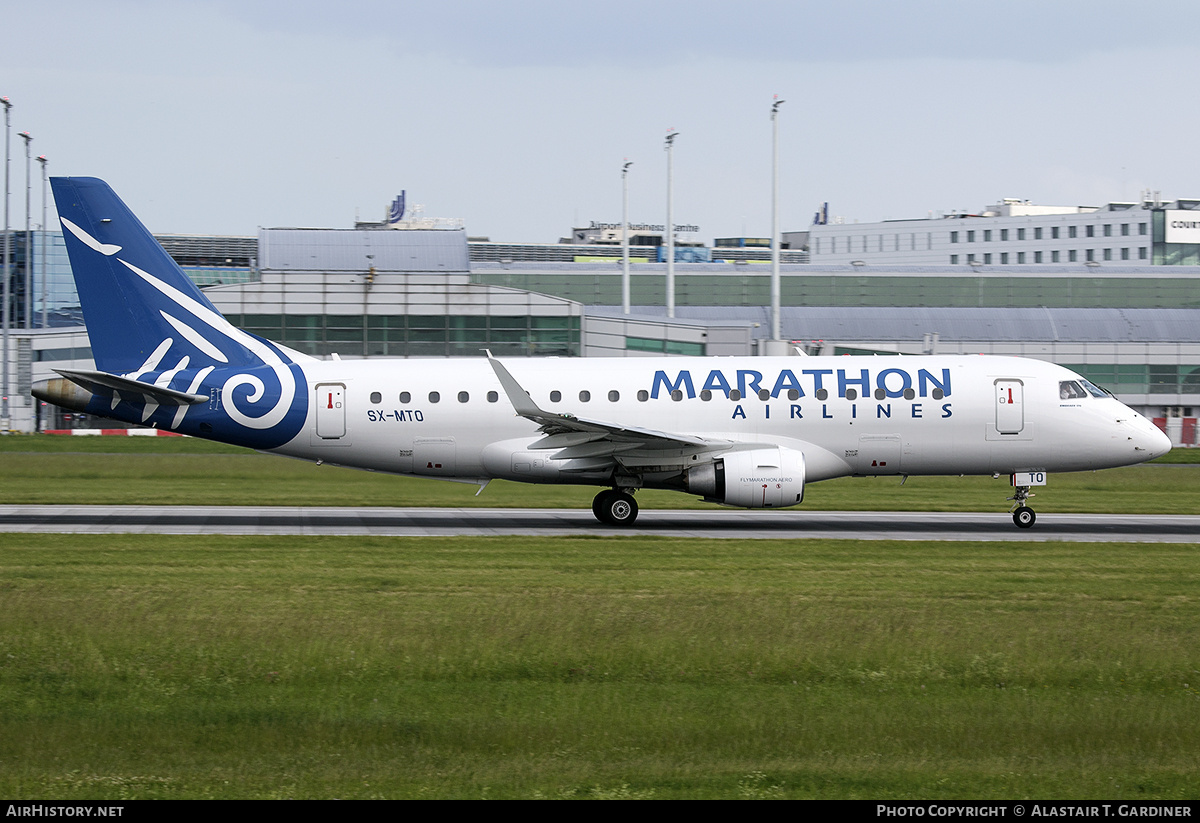 Aircraft Photo of SX-MTO | Embraer 175LR (ERJ-170-200LR) | Marathon Airlines | AirHistory.net #755001