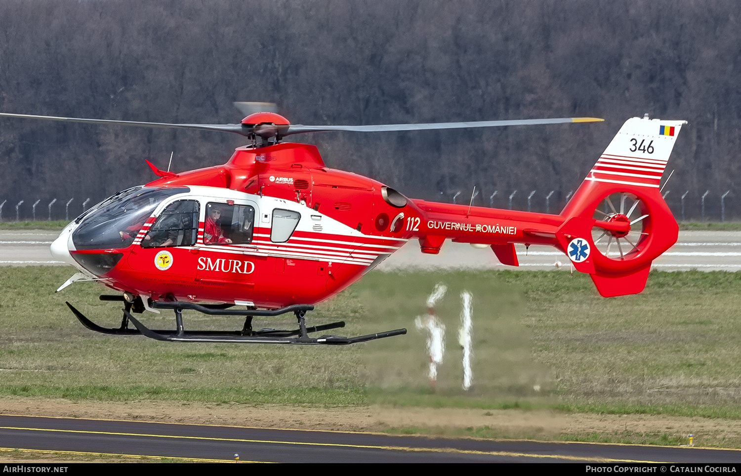 Aircraft Photo of 346 | Eurocopter EC-135T-2+ | Romania - SMURD | AirHistory.net #755014