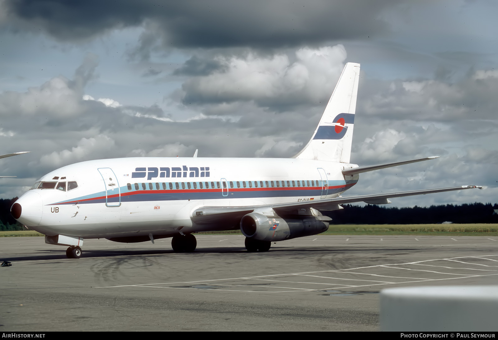Aircraft Photo of EC-DUB | Boeing 737-2K5/Adv | Spantax | AirHistory.net #755062