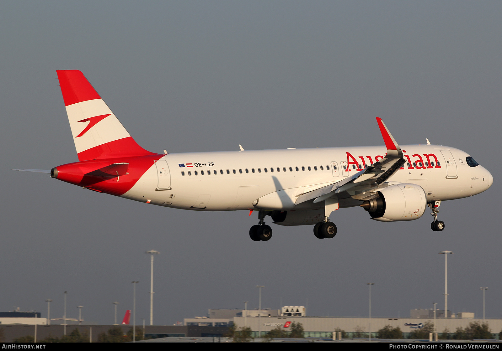 Aircraft Photo of OE-LZP | Airbus A320-271N | Austrian Airlines | AirHistory.net #755097
