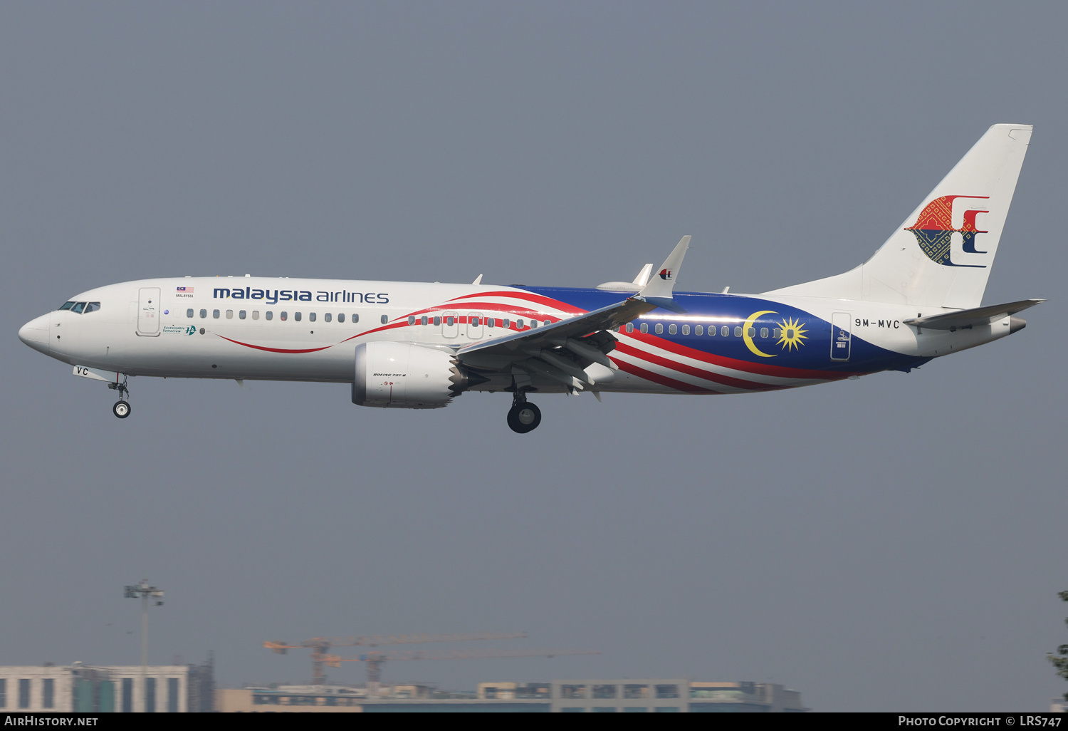 Aircraft Photo of 9M-MVC | Boeing 737-8 Max 8 | Malaysia Airlines | AirHistory.net #755103