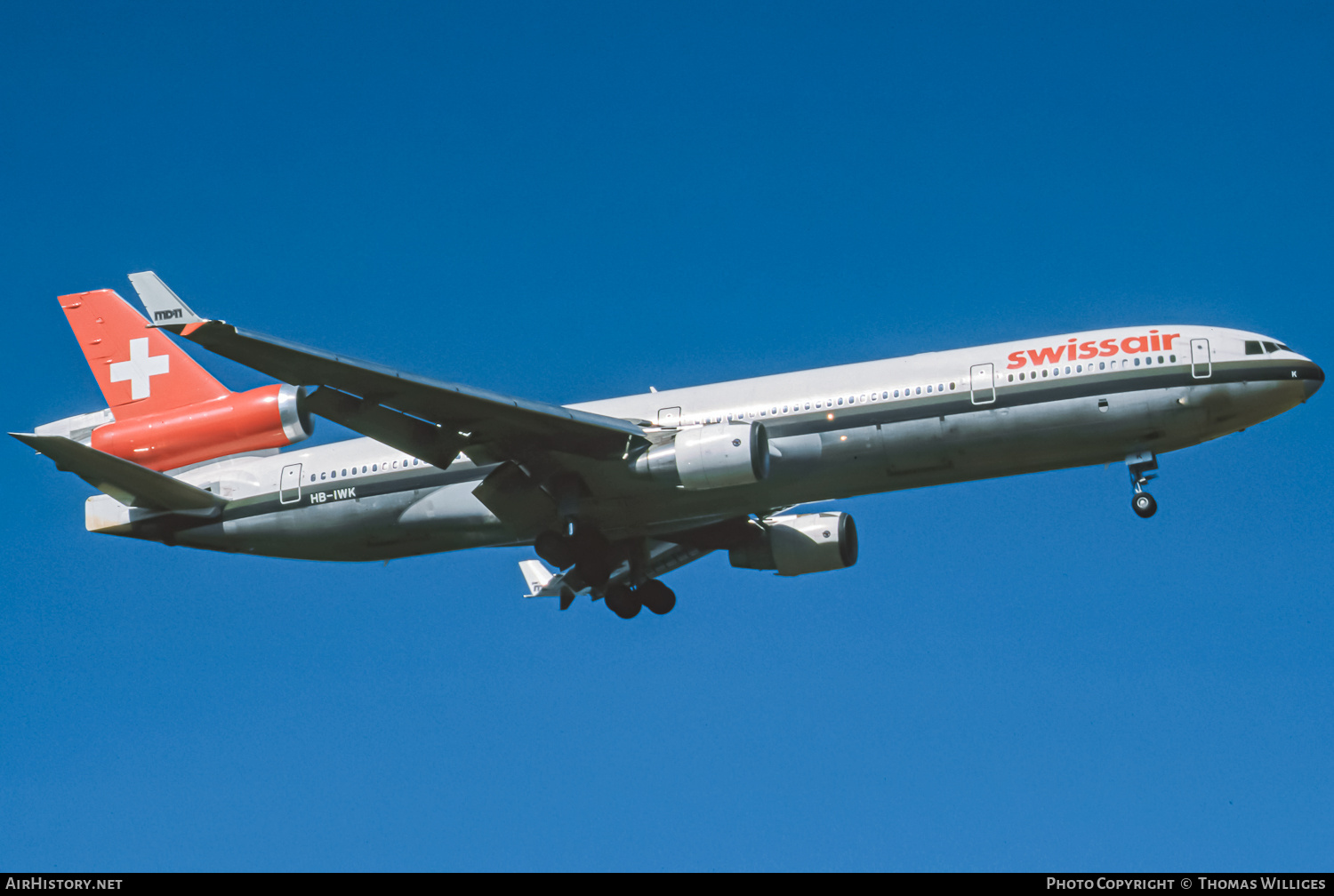 Aircraft Photo of HB-IWK | McDonnell Douglas MD-11 | Swissair | AirHistory.net #755108