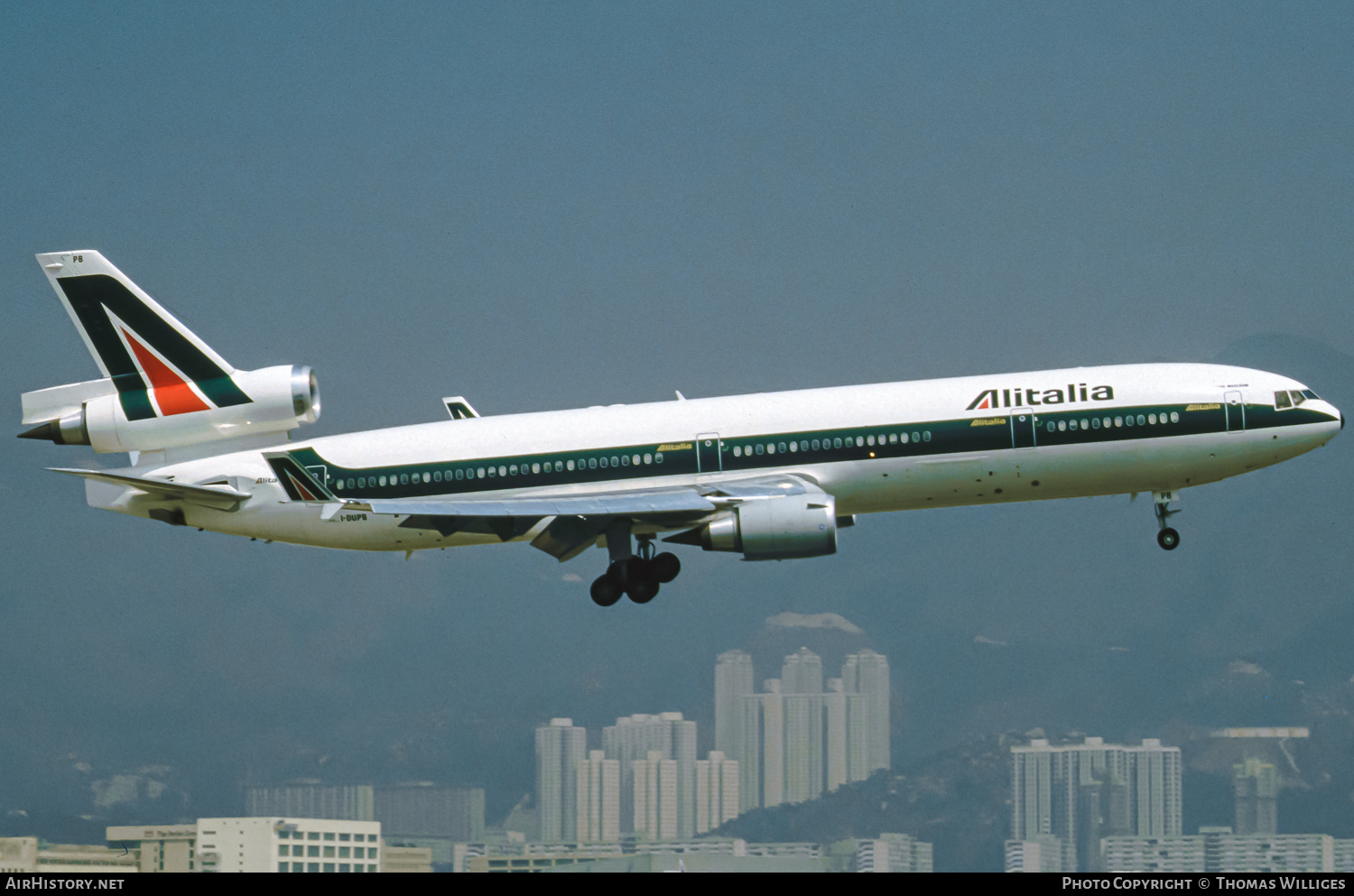 Aircraft Photo of I-DUPB | McDonnell Douglas MD-11 | Alitalia | AirHistory.net #755123