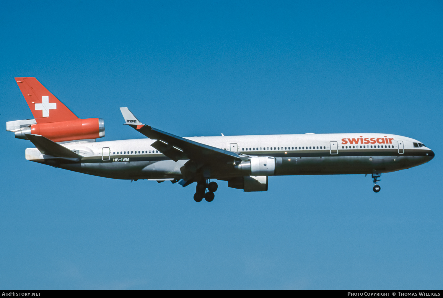 Aircraft Photo of HB-IWM | McDonnell Douglas MD-11 | Swissair | AirHistory.net #755125