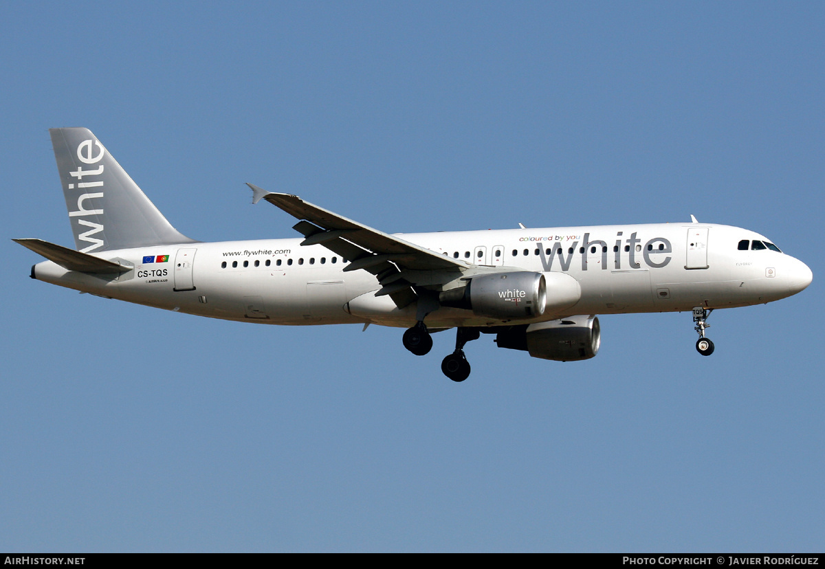 Aircraft Photo of CS-TQS | Airbus A320-211 | White Airways | AirHistory.net #755235