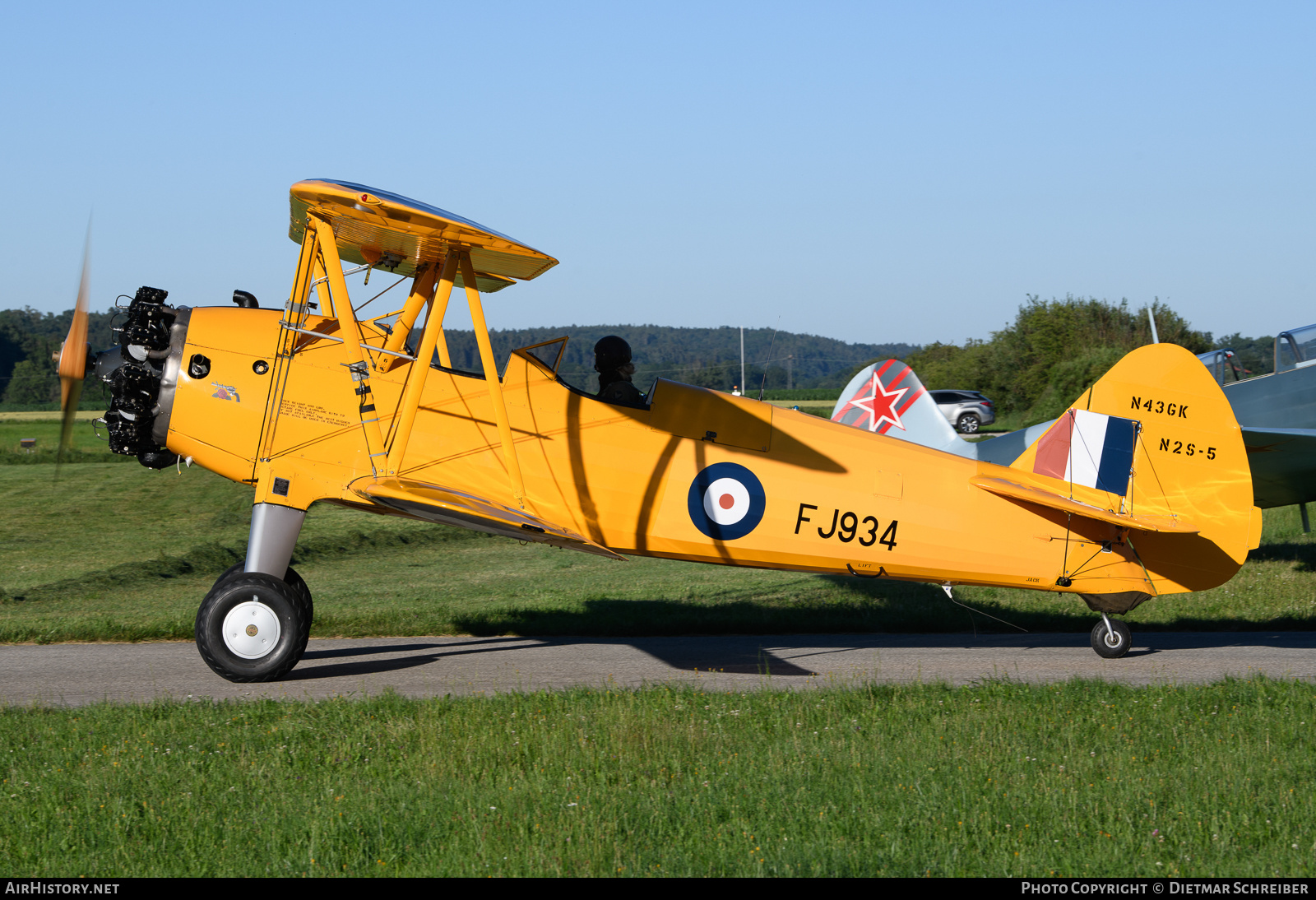 Aircraft Photo of N43GK / FJ934 | Boeing N2S-5 Kaydet (E75) | UK - Air Force | AirHistory.net #755257