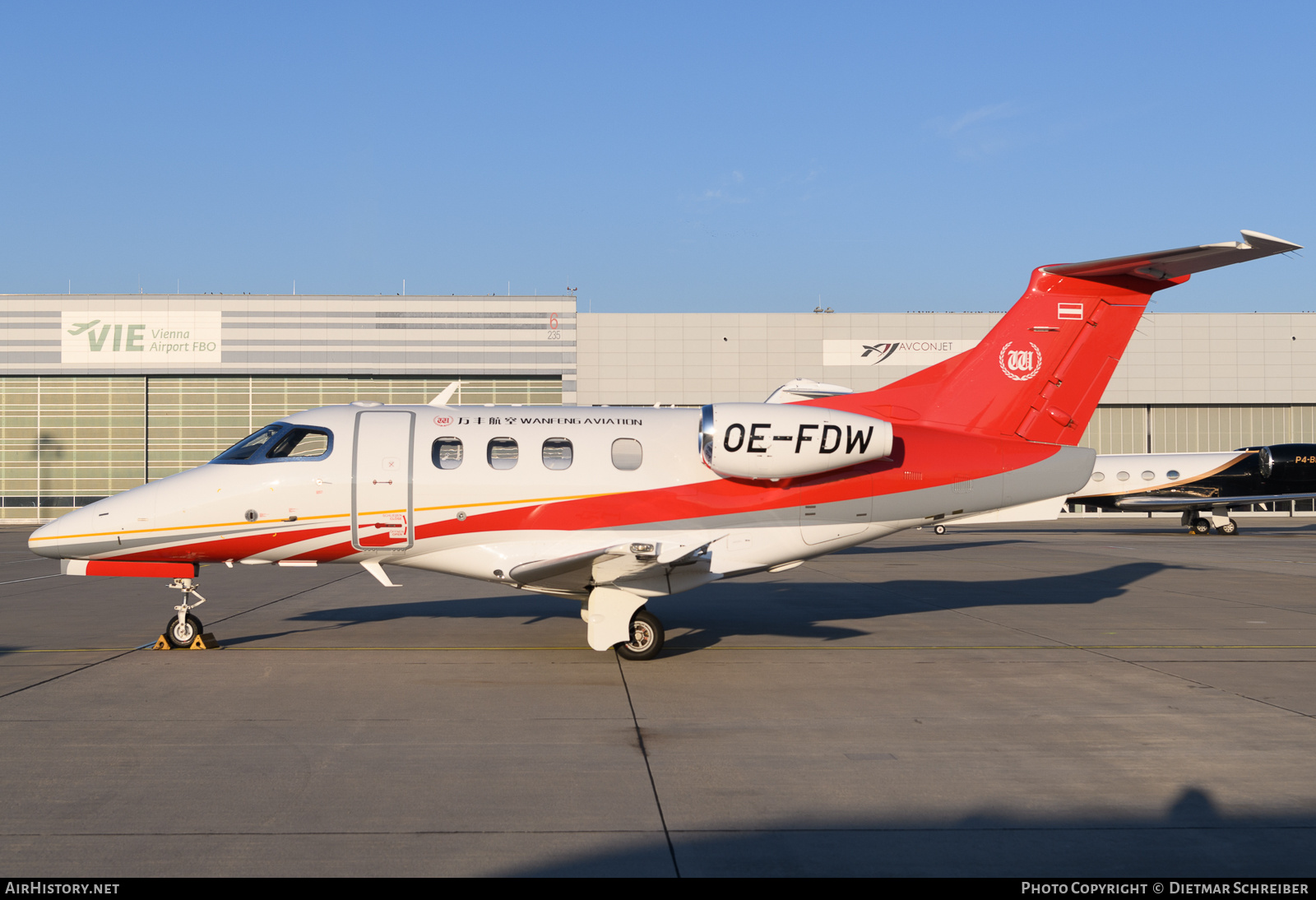 Aircraft Photo of OE-FDW | Embraer EMB-500 Phenom 100E | Wanfeng Aviation | AirHistory.net #755262