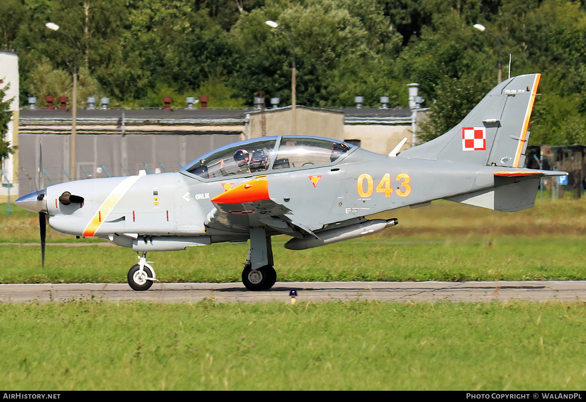 Aircraft Photo of 043 | PZL-Okecie PZL-130TC-1 Turbo Orlik | Poland - Air Force | AirHistory.net #755296