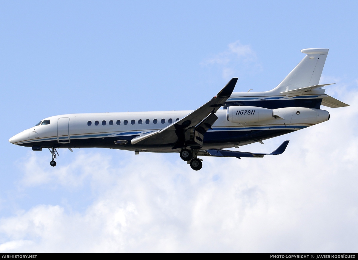 Aircraft Photo of N57SN | Dassault Falcon 8X | AirHistory.net #755433