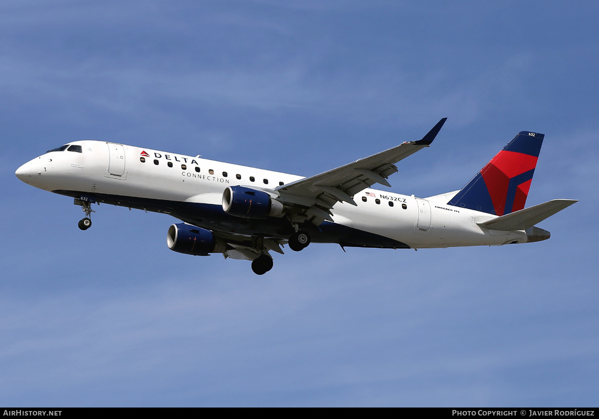 Aircraft Photo of N632CZ | Embraer 175LR (ERJ-170-200LR) | Delta Connection | AirHistory.net #755452
