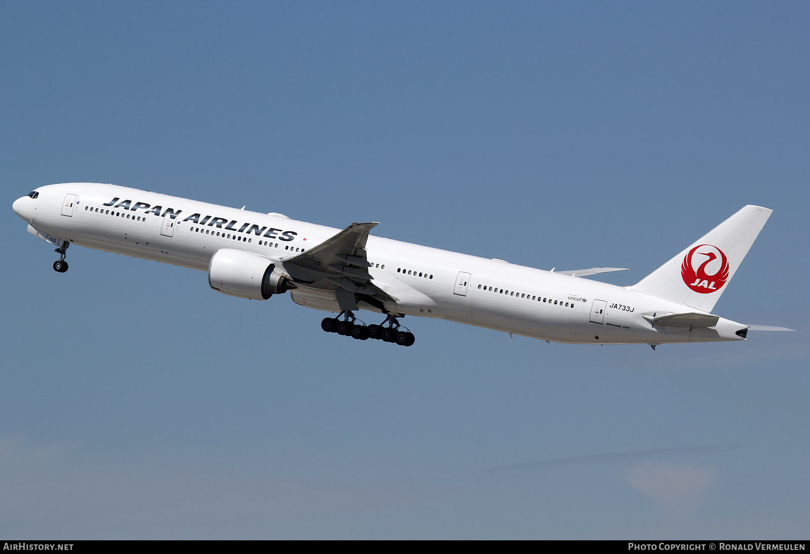 Aircraft Photo of JA733J | Boeing 777-346/ER | Japan Airlines - JAL | AirHistory.net #755456