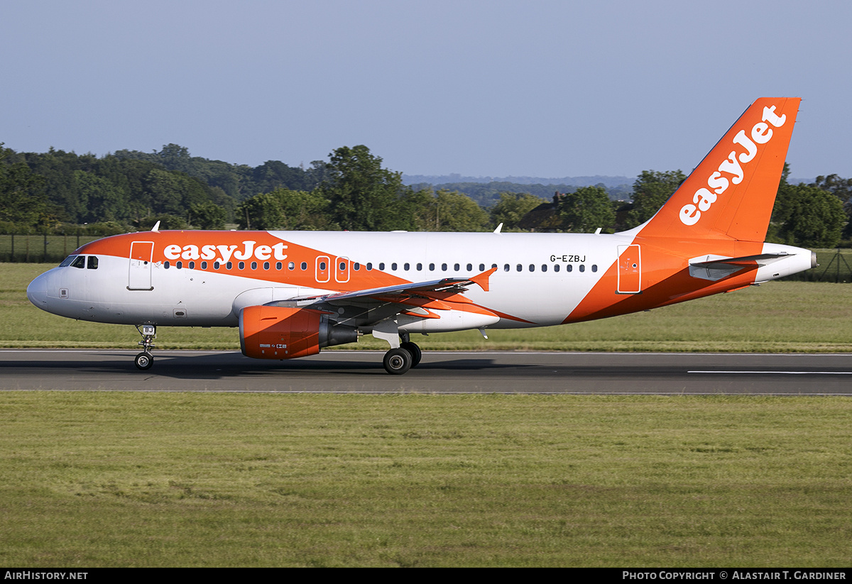 Aircraft Photo of G-EZBJ | Airbus A319-111 | EasyJet | AirHistory.net #755465