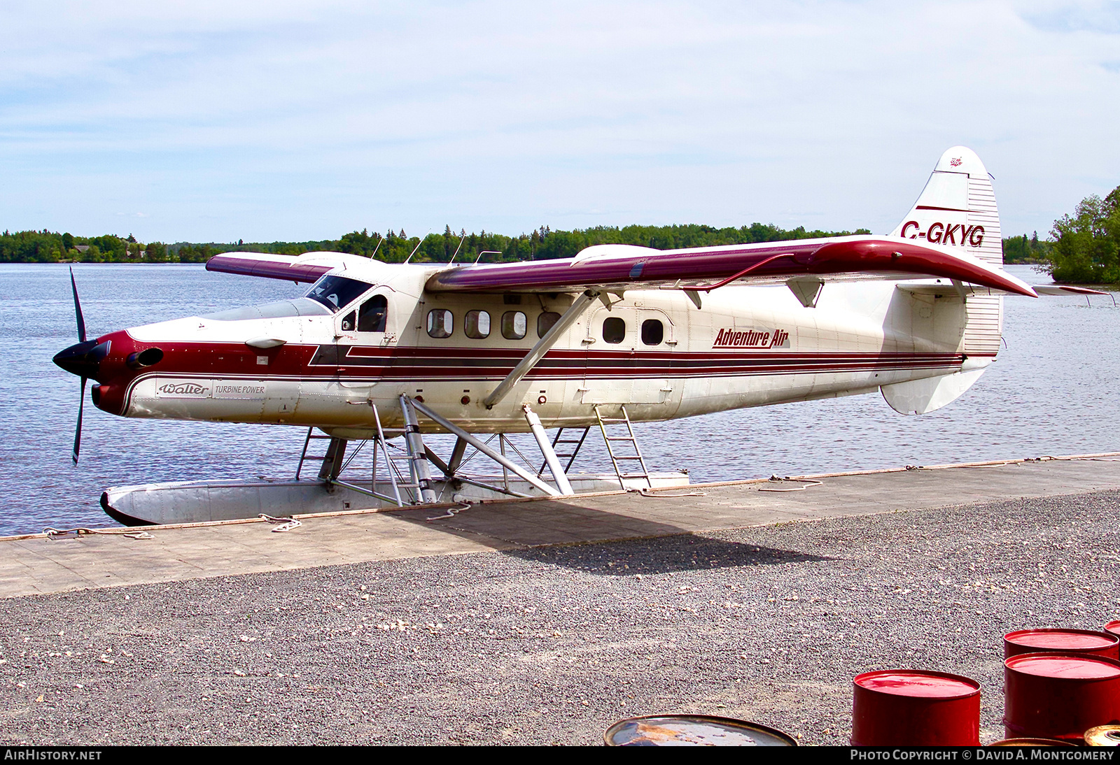 Aircraft Photo of C-GKYG | De Havilland Canada DHC-3/1000 Otter | Adventure Air | AirHistory.net #755527