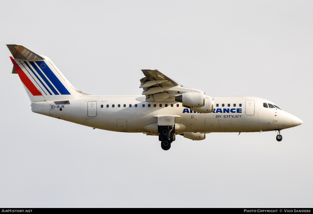 Aircraft Photo of EI-RJK | British Aerospace Avro 146-RJ85 | Air France | AirHistory.net #755539