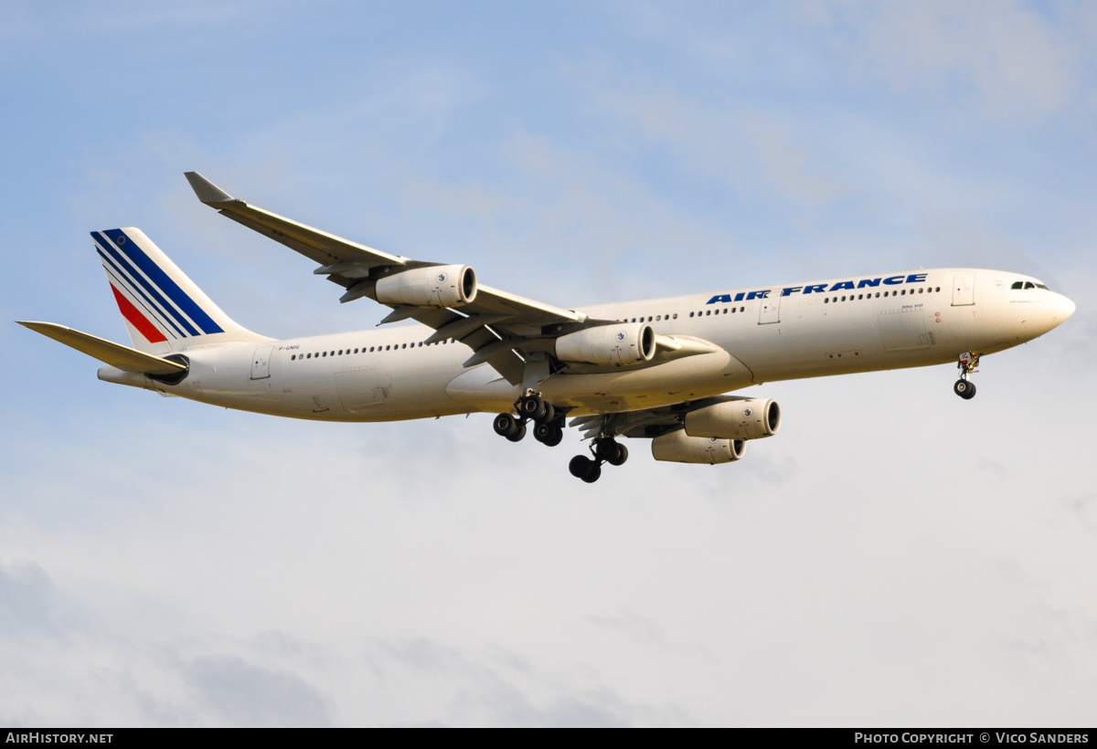 Aircraft Photo of F-GNIG | Airbus A340-313 | Air France | AirHistory.net #755540
