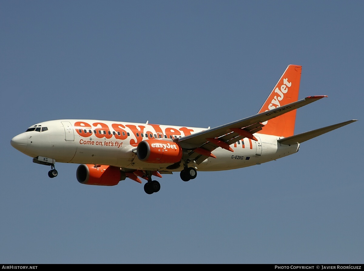 Aircraft Photo of G-EZKG | Boeing 737-73V | EasyJet | AirHistory.net #755544