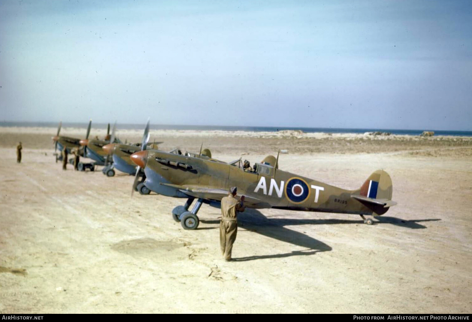 Aircraft Photo of BR195 | Supermarine 352 Spitfire F5C/Trop | Canada - Air Force | AirHistory.net #755551