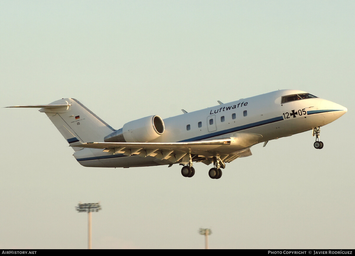 Aircraft Photo of 1205 | Canadair Challenger 601 (CL-600-2A12) | Germany - Air Force | AirHistory.net #755566