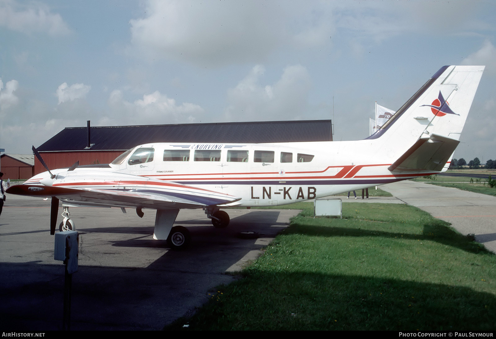 Aircraft Photo of LN-KAB | Cessna 404 Titan Courier | Norving | AirHistory.net #755589