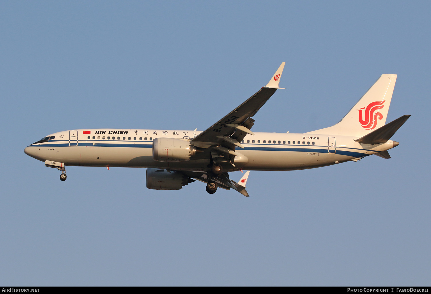 Aircraft Photo of B-20DR | Boeing 737-8 Max 8 | Air China | AirHistory.net #755593