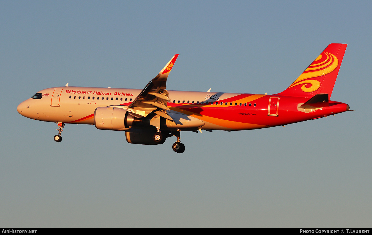 Aircraft Photo of F-WWDQ | Airbus A320-251N | Hainan Airlines | AirHistory.net #755665