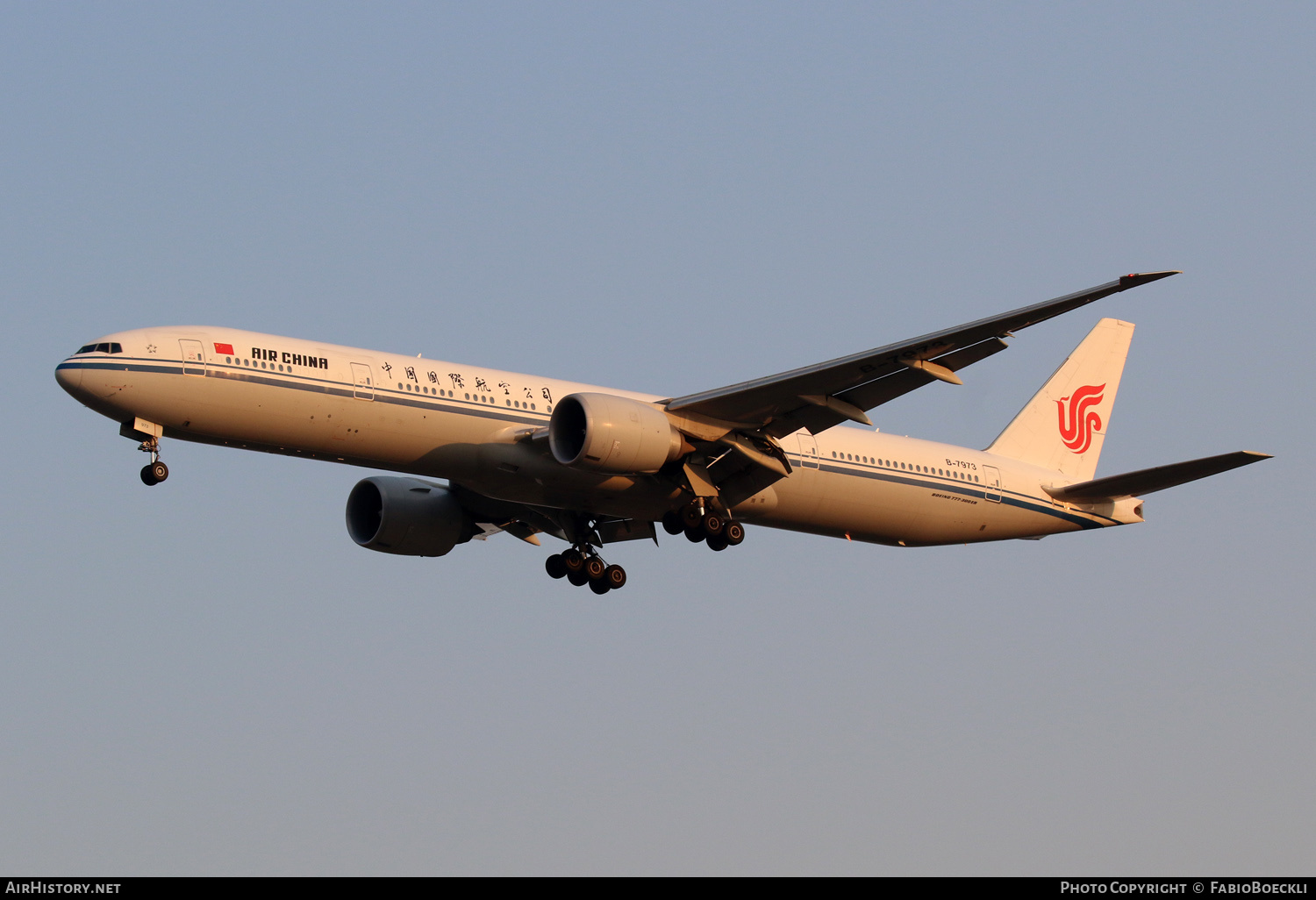 Aircraft Photo of B-7973 | Boeing 777-300/ER | Air China | AirHistory.net #755678