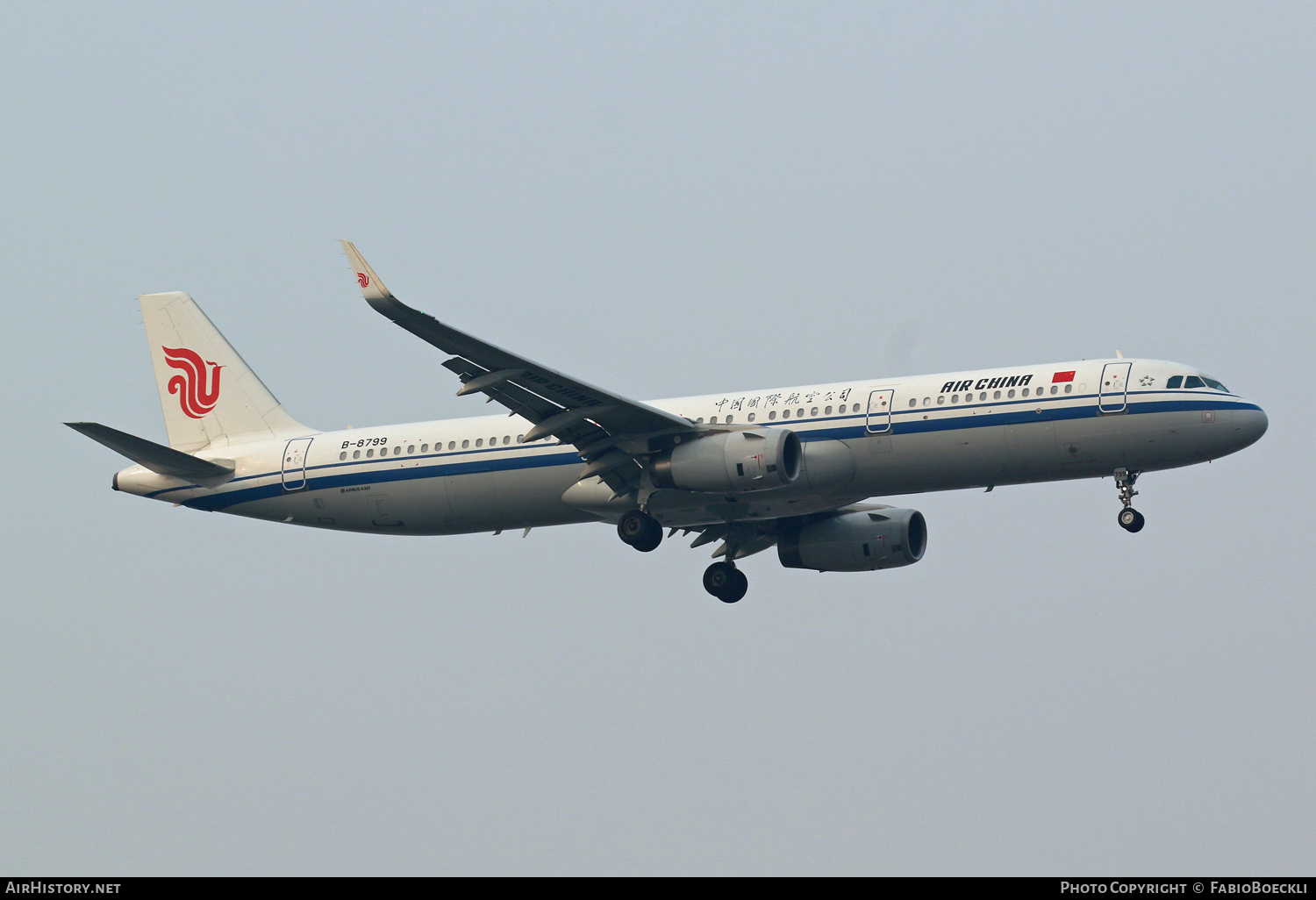 Aircraft Photo of B-8799 | Airbus A321-232 | Air China | AirHistory.net #755691
