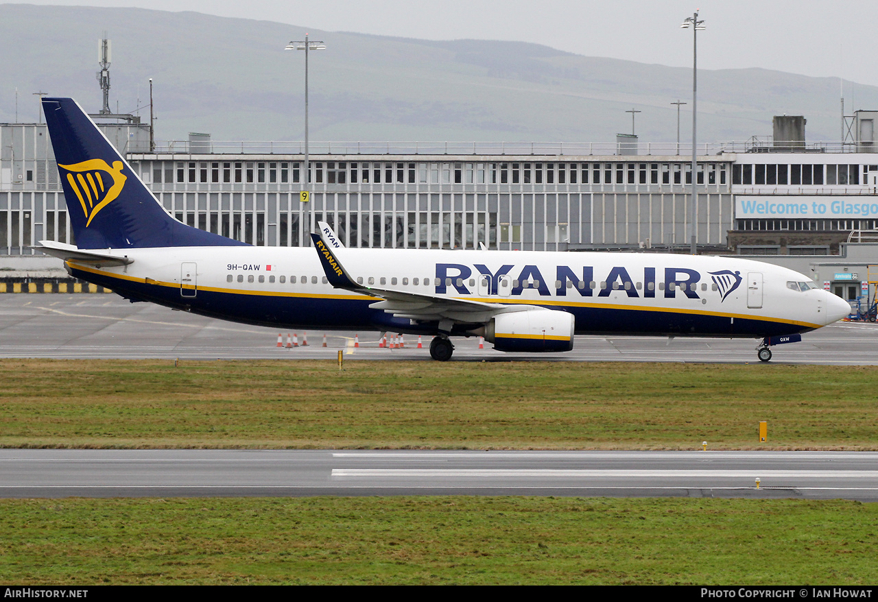 Aircraft Photo of 9H-QAW | Boeing 737-8AS | Ryanair | AirHistory.net #755700