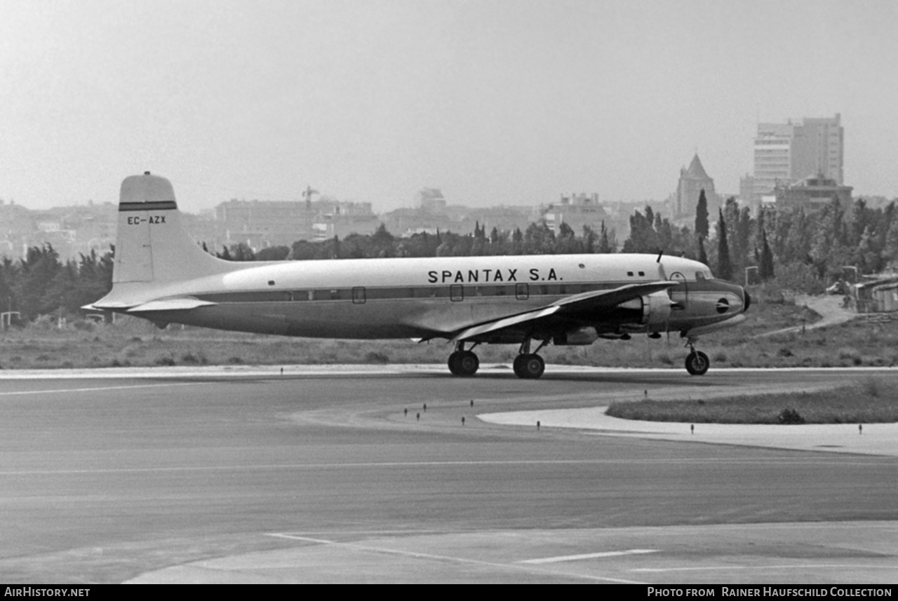 Aircraft Photo of EC-AZX | Douglas DC-6B | Spantax | AirHistory.net #755714