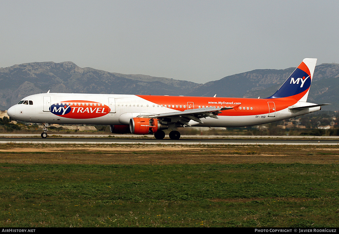 Aircraft Photo of OY-VKD | Airbus A321-211 | MyTravel Airways | AirHistory.net #755749