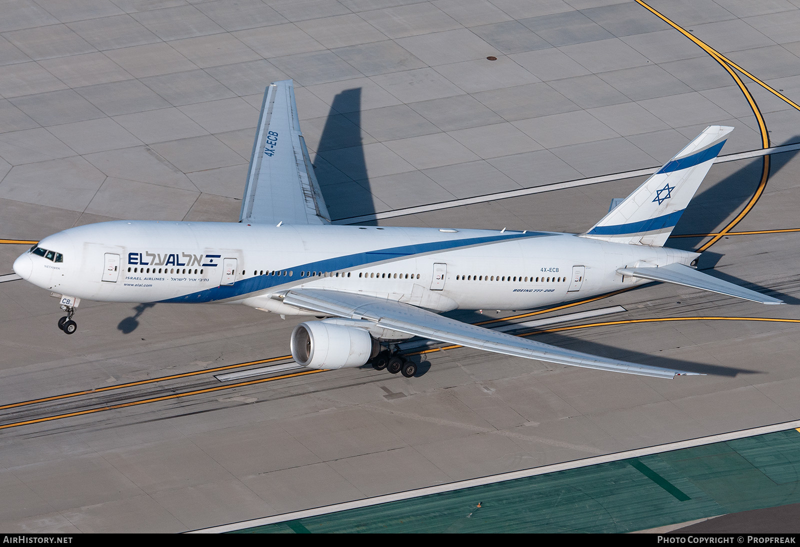 Aircraft Photo of 4X-ECB | Boeing 777-258/ER | El Al Israel Airlines | AirHistory.net #755755