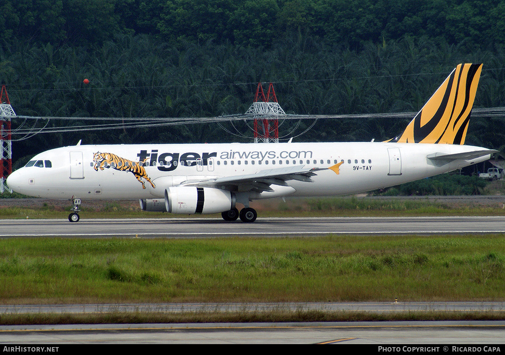 Aircraft Photo of 9V-TAY | Airbus A320-232 | Tiger Airways | AirHistory.net #755781