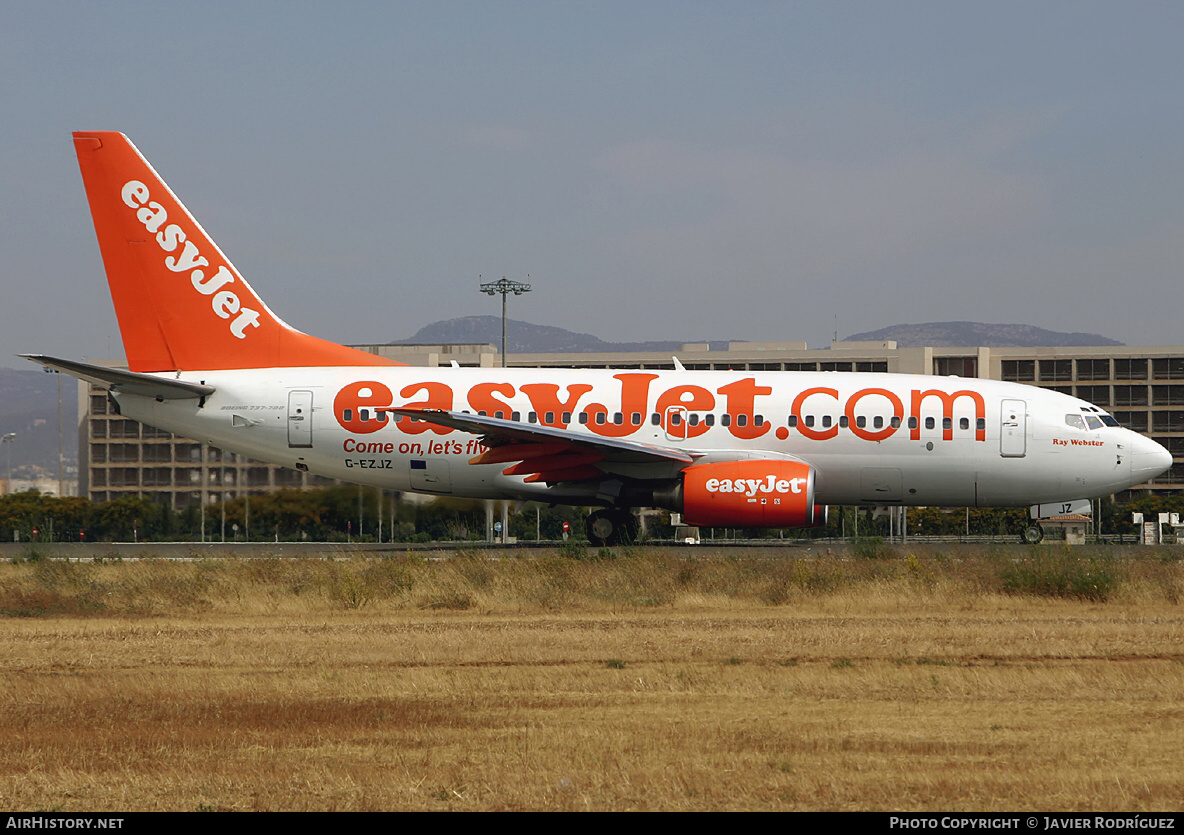 Aircraft Photo of G-EZJZ | Boeing 737-73V | EasyJet | AirHistory.net #755797