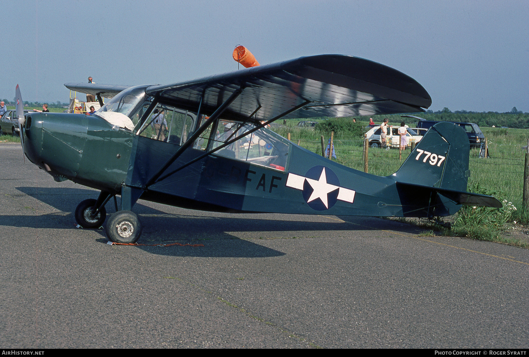 Aircraft Photo of G-BFAF / 7797 | Aeronca 7BCM Champion | USA - Army | AirHistory.net #755835
