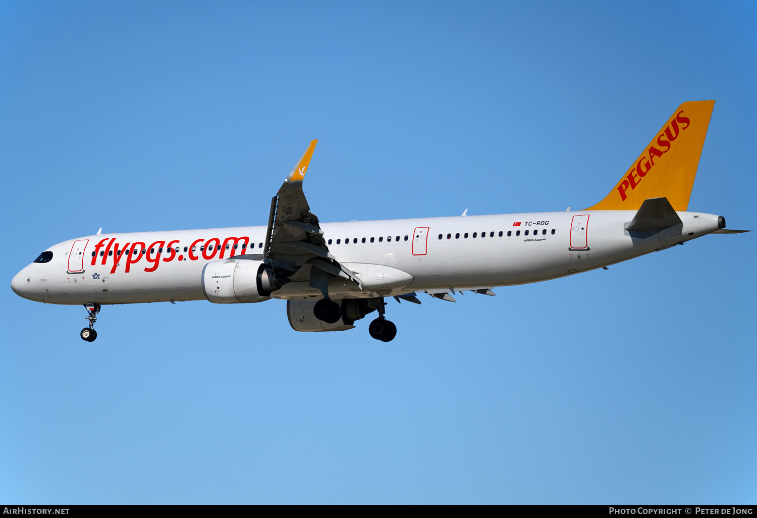 Aircraft Photo of TC-RDG | Airbus A321-251NX | Pegasus Airlines | AirHistory.net #755855