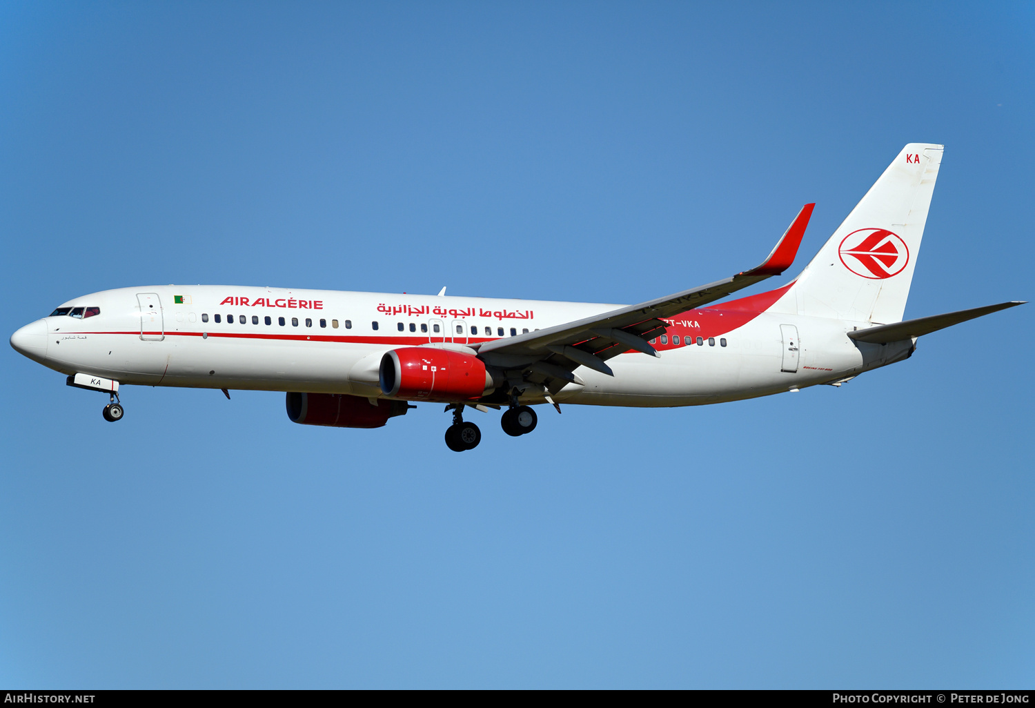 Aircraft Photo of 7T-VKA | Boeing 737-8D6 | Air Algérie | AirHistory.net #755859