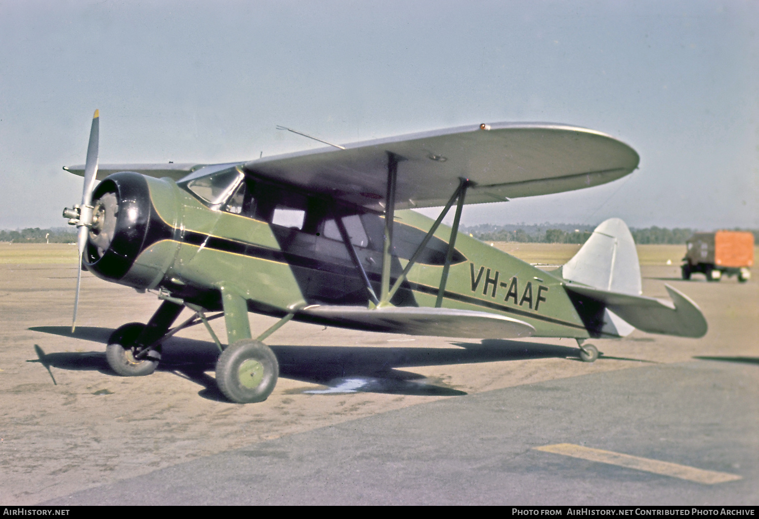 Aircraft Photo of VH-AAF | Waco EGC-8 | AirHistory.net #755875