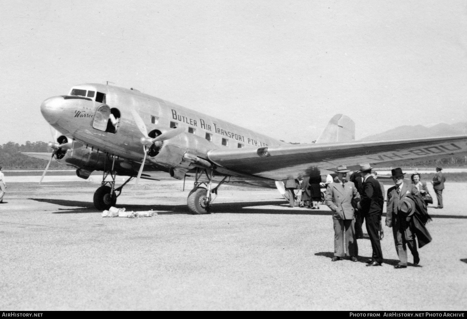 Aircraft Photo of VH-BDU | Douglas DC-3C-S1C3G | Butler Air Transport | AirHistory.net #755881