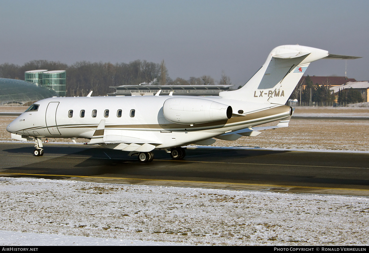 Aircraft Photo of LX-PMA | Bombardier Challenger 300 (BD-100-1A10) | AirHistory.net #755909