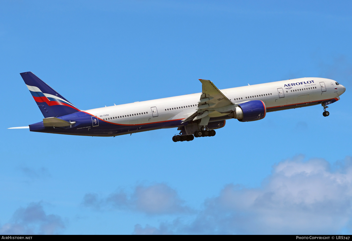 Aircraft Photo of RA-73150 | Boeing 777-3M0/ER | Aeroflot - Russian Airlines | AirHistory.net #755920