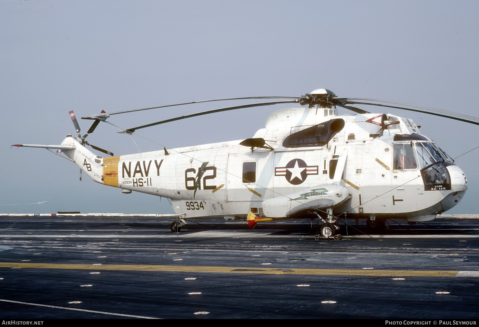 Aircraft Photo of 149934 / 9934 | Sikorsky SH-3H Sea King (S-61B) | USA - Navy | AirHistory.net #755923