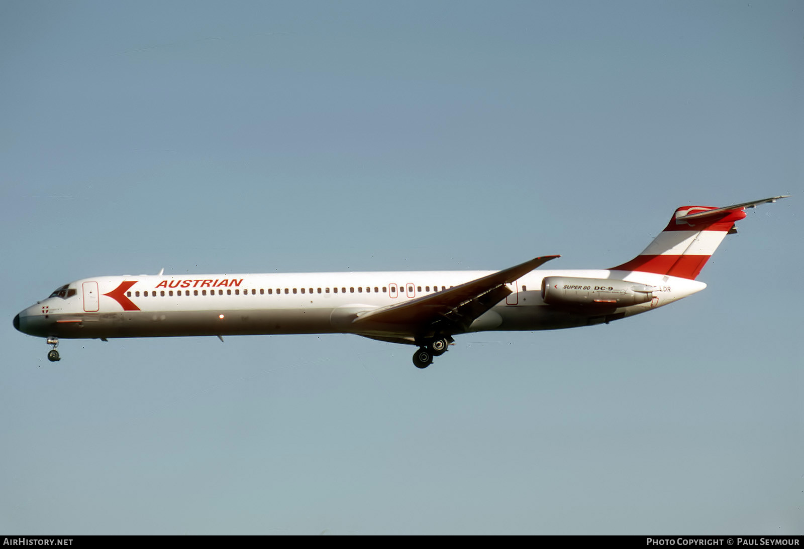 Aircraft Photo of OE-LDR | McDonnell Douglas MD-81 (DC-9-81) | Austrian Airlines | AirHistory.net #755929
